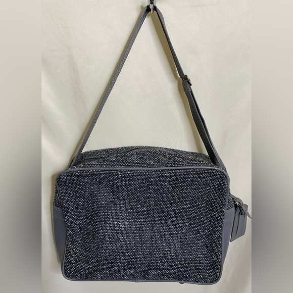Unisex Vintage Oscar De La Renta Tweed Weekender Travel Bag - Picture 4 of 10